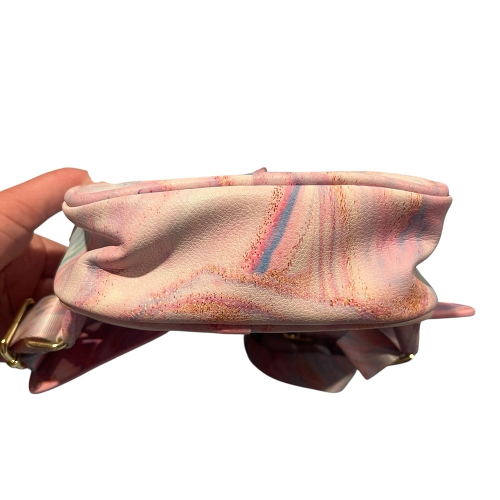 Betsy Johnson Pastel Pink Blue Small Butterfly Wings Backpack‎ Bag Fairy Wings - Picture 2 of 10